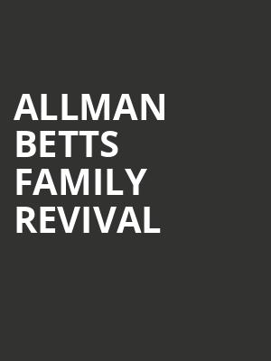 Allman Betts Family Revival, Arcada Theater, Aurora