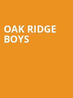 Oak Ridge Boys, Egyptian Theatre, Aurora