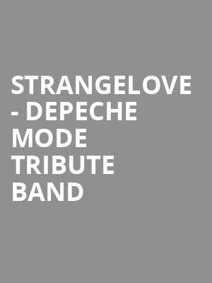 Strangelove Depeche Mode Tribute Band, Arcada Theater, Aurora